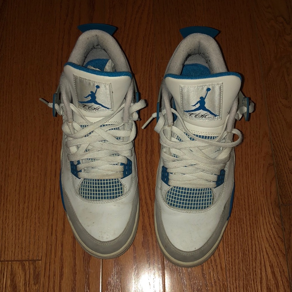 Air Jordan Military Grey Retro 4 Men’s Size 10